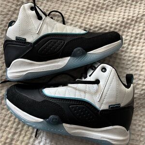 And1 Black and White High Top Athletic Sneakers for Kids